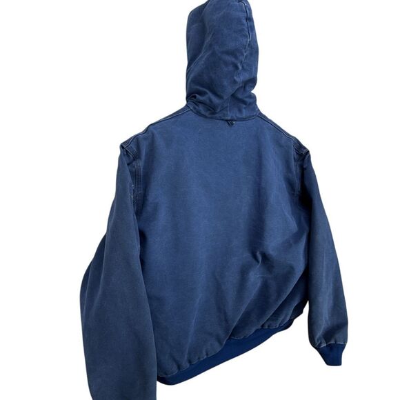 Carhartt Active Jacket Quilt Lined Mens Large J68 BLU Blue Sandstone - Picture 14 of 16